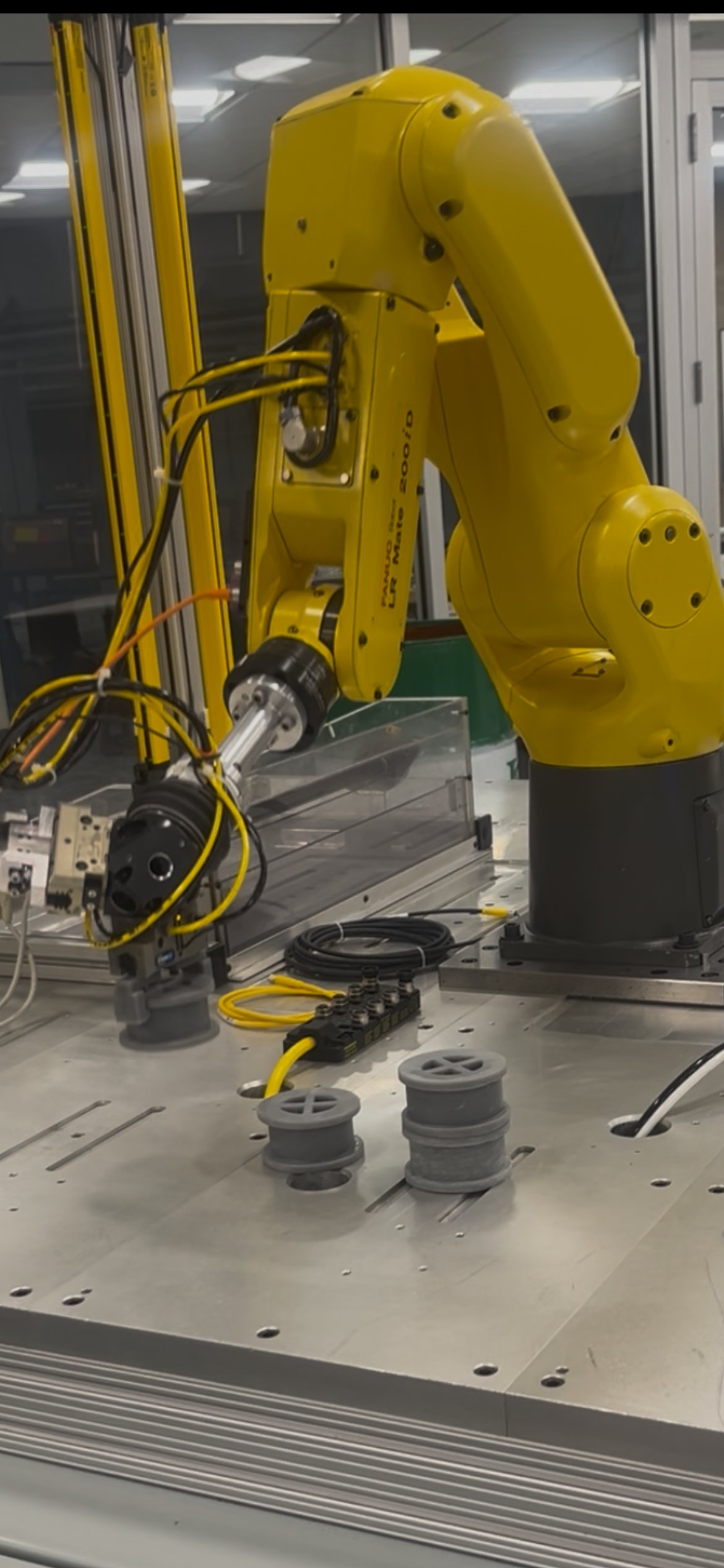 FANUC LR Mate 200iD industrial robot at MICRO